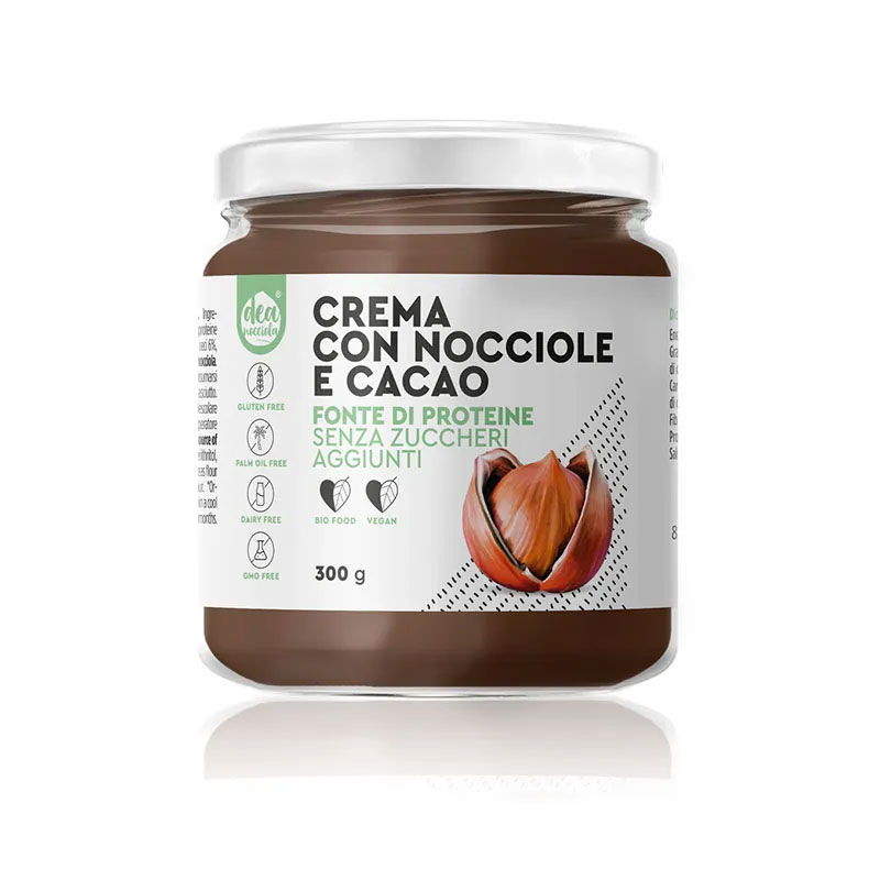 Hazelnut Cacoa Spread with Coconut with proteins without Sugar 