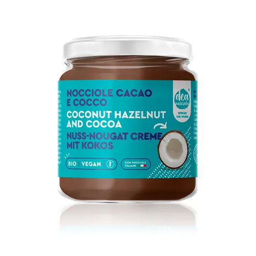 Crema con Cocco, Nocciole e Cacao