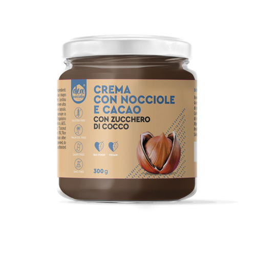 Crema con Zucchero di Cocco Nocciole e Cacao