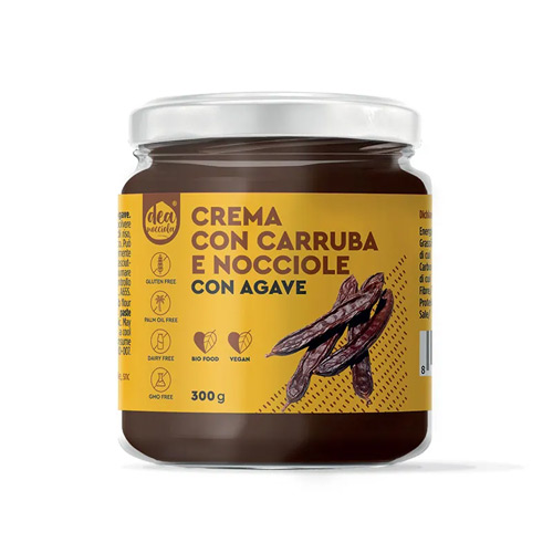 Crema con Carruba e Nocciole con Agave