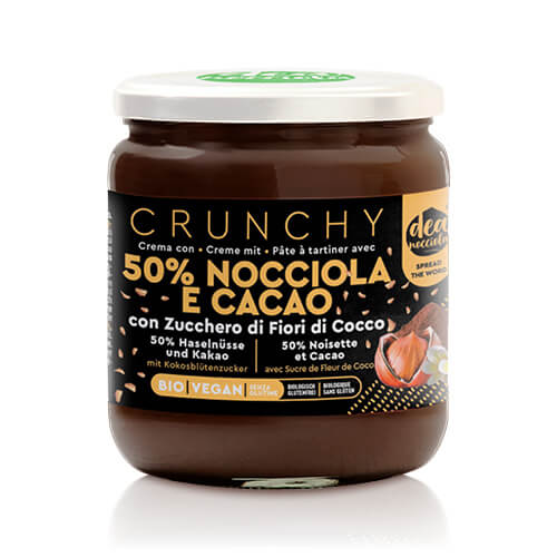 Crema Crunchy con Nocciole 50% e Cacao