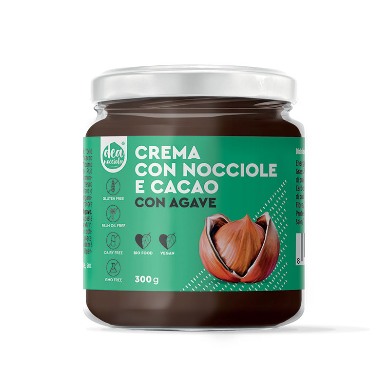 Crema con Nocciole e Cacao con Agave