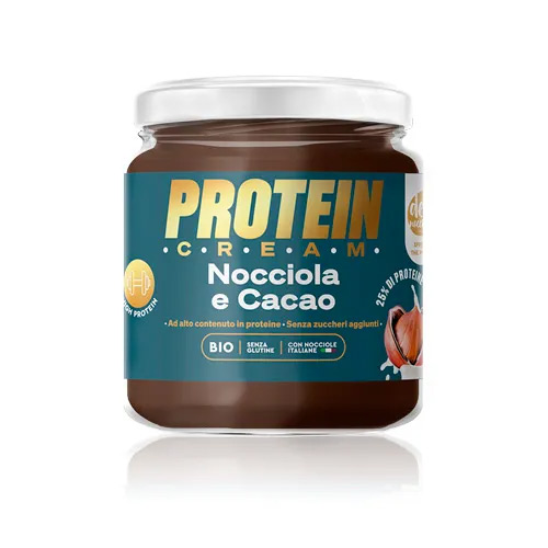 Crema -con -alto -contenuto -in -Proteine -del -Latte -Nocciola -e -cacao