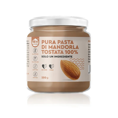 Pura -Pasta -di -Mandorla -Tostata -100%-Solo -un -Ingrediente